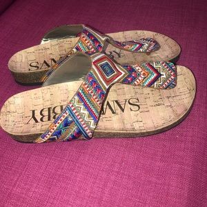 Multi color sandal